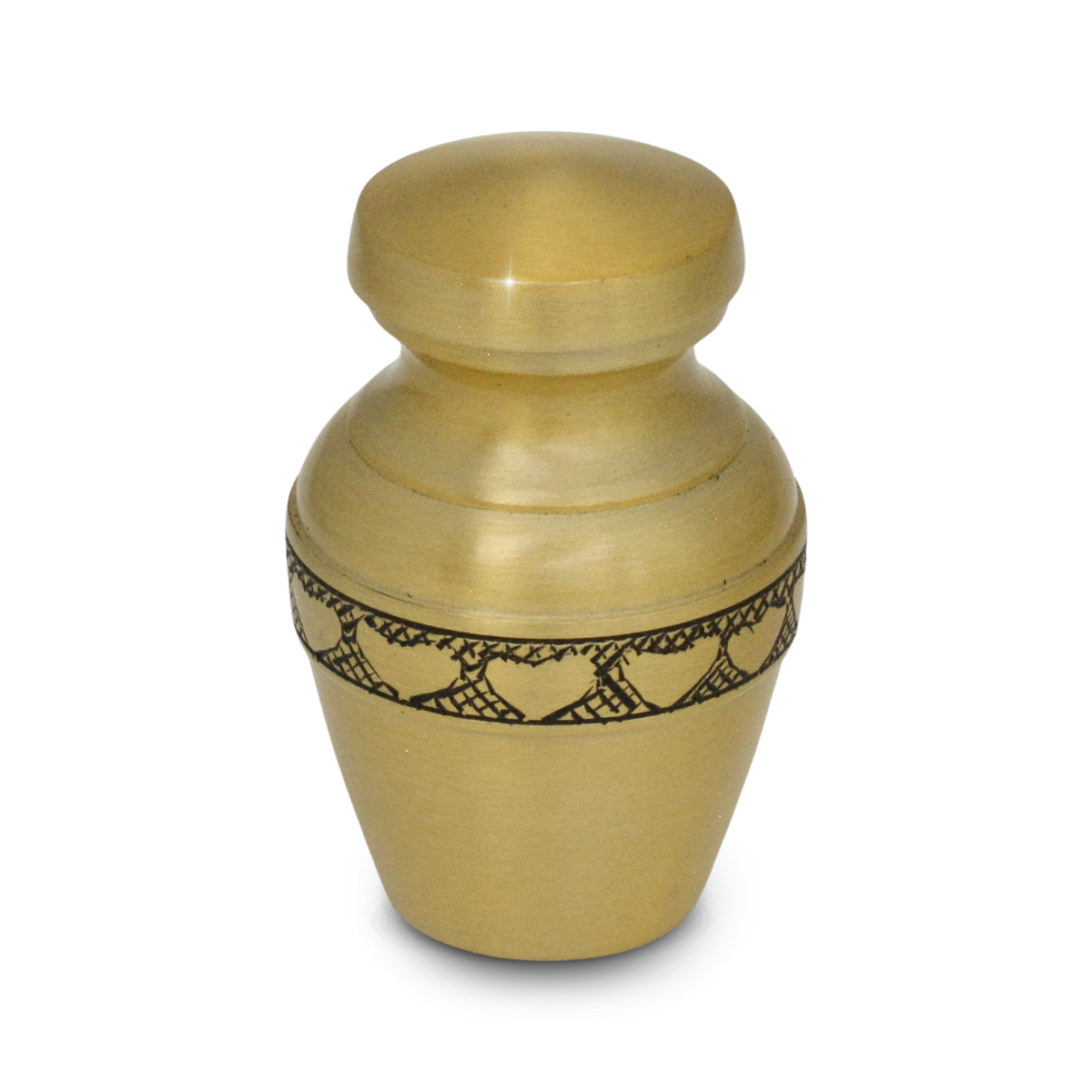 Hearts Ring Brass Keepsake